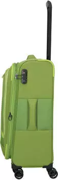 Travelite Corsiica 4-Rollen-Trolley 67 cm (8000148) fresh green – Travelite Corsica 4-Rollen-Trolley 67 cm (8000148) fresh green – wasserabweisendes Polyester mit durchdachtem Platzkonzept
