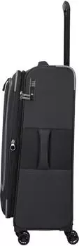 Travelite Corsiica 4-Rollen-Trolley 77 cm (8000149) black – TSA-Zahlenschloss und versenktes Schloss-Konzept für internationale Reisen