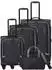 Travelite Corsiica 4-Rollen-Trolley Set 55/69/77 cm & Boarding Bag (8000140) black