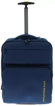 Mandarina Duck Zephyr Soft Trolley (2 Wheels) 55 cm (P10OTV06) dress blue – Flexibles Volumen und durchdachte Sicherheit für internationale Trips