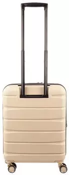 Franky ABS13 4-Rollen-Trolley 55 cm beige – Flexible Raumnutzung durch erweiterbare Konstruktion