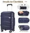 Super Solu 4-Rollen-Trolley 53 cm (BE20-PP09) navy blue