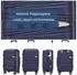 Super Solu 4-Rollen-Trolley 53 cm (BE20-PP09) navy blue