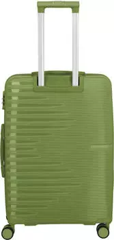 Travelite Pacific 4-Rollen-Trolley Set 55/67/78 cm olive – Flexible Handhabung durch optimiertes Rollensystem