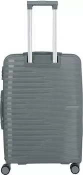 Travelite Pacific 4-Rollen-Trolley Set 55/67/78 cm anthracite – Vier Doppelrollen mit 360-Grad-Beweglichkeit für präzises Rangieren