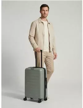 d & n Toronto 4-Rollen-Trolley 65 cm greyed sage – d & n Toronto 4-Rollen-Trolley – robuste Hartschale aus Polypropylen