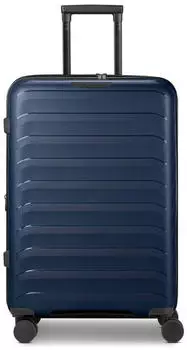d & n Toronto 4-Rollen-Trolley 65 cm navy