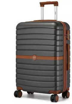 Kono Cannes 4-Rollen-Trolley 66,5 cm grey/brown