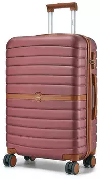 Kono Cannes 4-Rollen-Trolley 66,5 cm wine red/brown