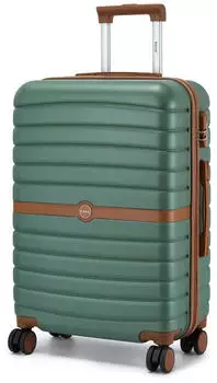 Kono Cannes 4-Rollen-Trolley 66,5 cm green/brown