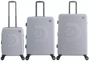 Discovery Eclipse 4-Rollen-Trolley Set 54,5/67/77 cm light grey