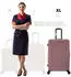 Flexot F-3045 4-Rollen-Trolley 77 cm rosegold