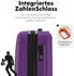 Flexot F-3045 4-Rollen-Trolley 77 cm violet