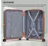 Kono Cannes 4-Rollen-Trolley Set 55/66,5/76,5 cm dark green/brown