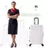 Flexot F-3045 4-Rollen-Trolley 77 cm white