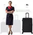 Flexot F-3045 4-Rollen-Trolley 77 cm black