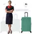Flexot F-3045 4-Rollen-Trolley 77 cm greygreen