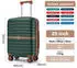 Kono Cannes 4-Rollen-Trolley 55 cm dark green/brown