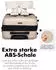 Flexot F-3045 4-Rollen-Trolley 77 cm cream white