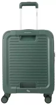 Hedgren Raku Yuno 4-Rollen-Trolley 55 x 40 x 20 cm duck green