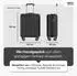 Wertes 4-Rollen-Trolley 55 cm 36L black