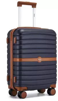 Kono Cannes 4-Rollen-Trolley 55 cm dark blue/brown