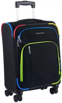 Kenorada Rainbow 4-Rollen-Trolley 55 cm black rainbow