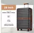 Kono Cannes 4-Rollen-Trolley 76,5 cm grey/brown