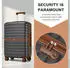Kono Cannes 4-Rollen-Trolley 76,5 cm grey/brown