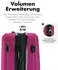 Flexot F-3045 4-Rollen-Trolley 77 cm dark purple