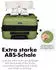 Flexot F-3045 4-Rollen-Trolley 77 cm olive green