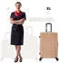 Flexot F-3045 4-Rollen-Trolley 77 cm cappuccino