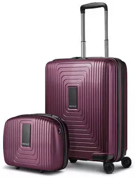 REDOLZ Essentials 14 Trolley Set 2-teilig (RD12434) aubergine metallic