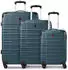 Wenger Amplar Evo 4-Rollen-Trolley Set 53/65/75 cm petrol