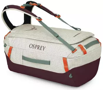 Osprey Transporter Duffel 40 mystery white/moody burgundy