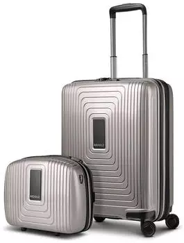 REDOLZ Essentials 14 Trolley Set 2-teilig (RD12434) coffee grey metallic