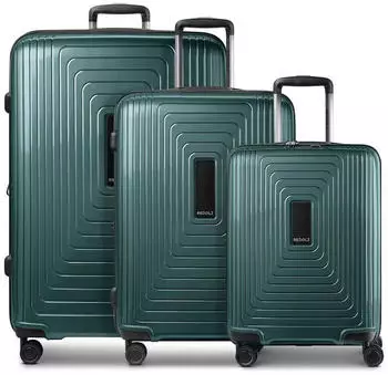 REDOLZ Essentials 14 4-Rollen-Trolley Set 3-teilig (RD12438) pearl green metallic