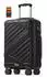Songmics 4-Rollen-Trolley 55 cm (RLPDE001) black