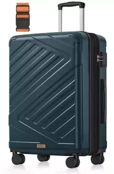 Songmics 4-Rollen-Trolley 65 cm (RLPDE002) turquoise