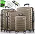 tillvex 4-Rollen-Trolley Set 48/56,5/67/77 cm roségold
