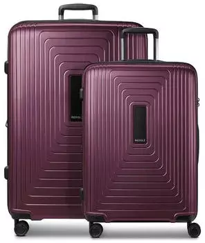 REDOLZ Essentials 14 4-Rollen-Trolley Set 2-teilig (RD12437) aubergine metallic