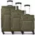 Wenger Beaumont 4-Rollen-Trolley Set 54/67/78 cm olive