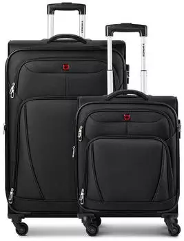 Wenger Beaumont 4-Rollen-Trolley Set 54/78 cm black