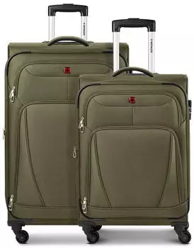 Wenger Beaumont 4-Rollen-Trolley Set 67/78 cm olive