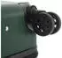 YONSLY 4-Rollen-Trolley Set 46/55/66/76 cm dark green