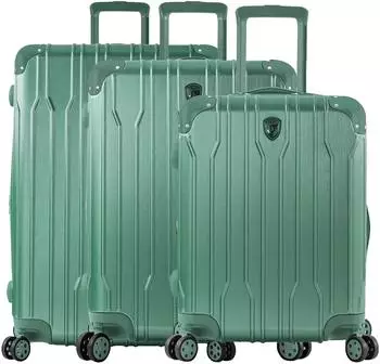 Heys Xtrak 4-Rollen-Trolley Set 3-teilig erweiterbar, midnight green