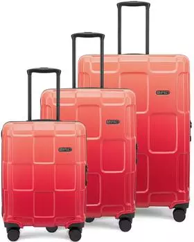 Epic Crate EX Wildlife Kofferset 3-teilig, 4 Rollen, rot (ECR101-07-80)