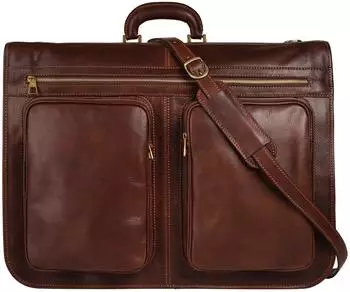 piké Kleidersack Echtleder, braun (31779058)