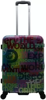 Discovery Explore the World Hartschalen-Trolley ABS/PC, 68cm, mehrfarbig, TSA-Zahlenschloss