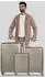 Picard Vienna Kofferset 3-teilig, 4 Rollen, Polypropylen, champagner (012348_40)